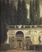 Diego Velazquez Villa Medici in Rome (Facade of the Grotto-Logia) (df01) oil painting on canvas